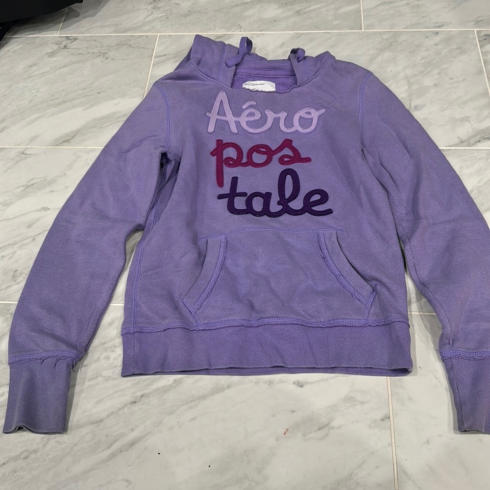 Aeropostale purple sweatshirt